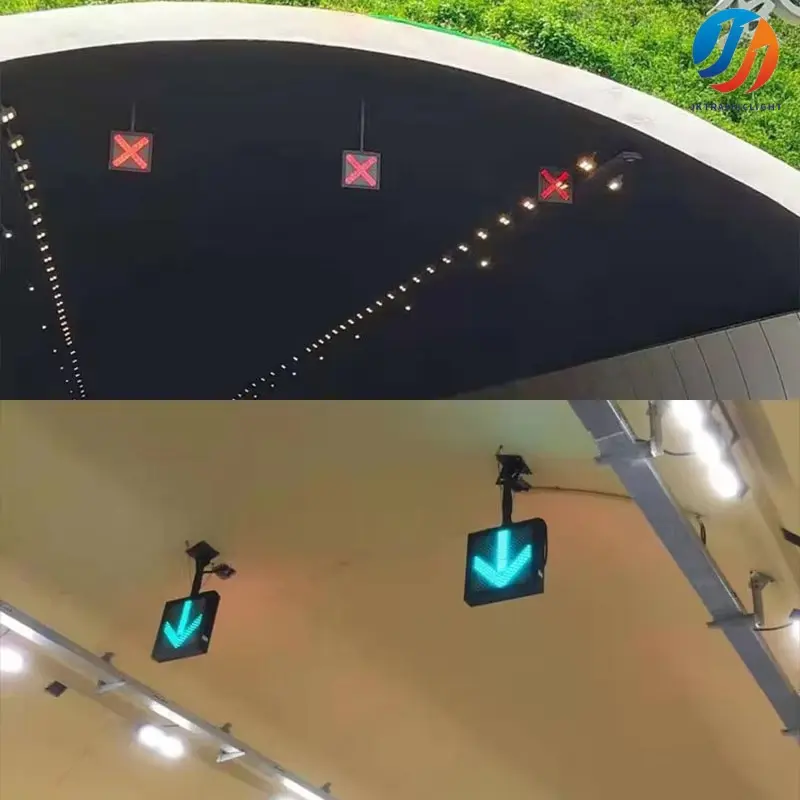 600mm Red Cross Green Arrow Lane Control Light Tunnel Toll Station Traffic Light (4).jpg