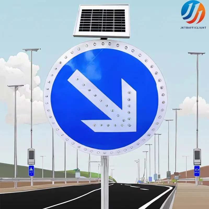 Flashing Warning Traffic Sign (5)