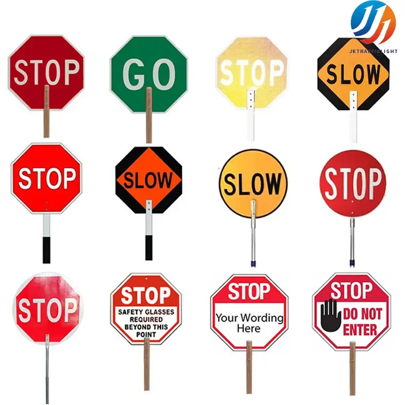 LED Traffic Road Safety Stop Slow Warning Signs Handheld Flashing Signs High Quality (2).jpg