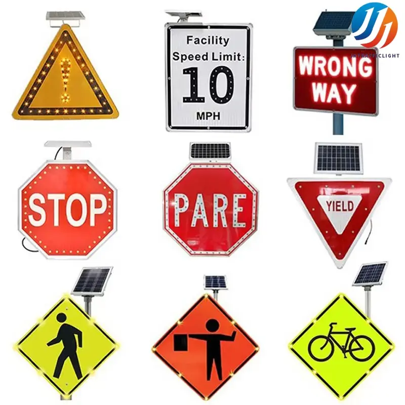 Flashing Warning Traffic Sign (4)