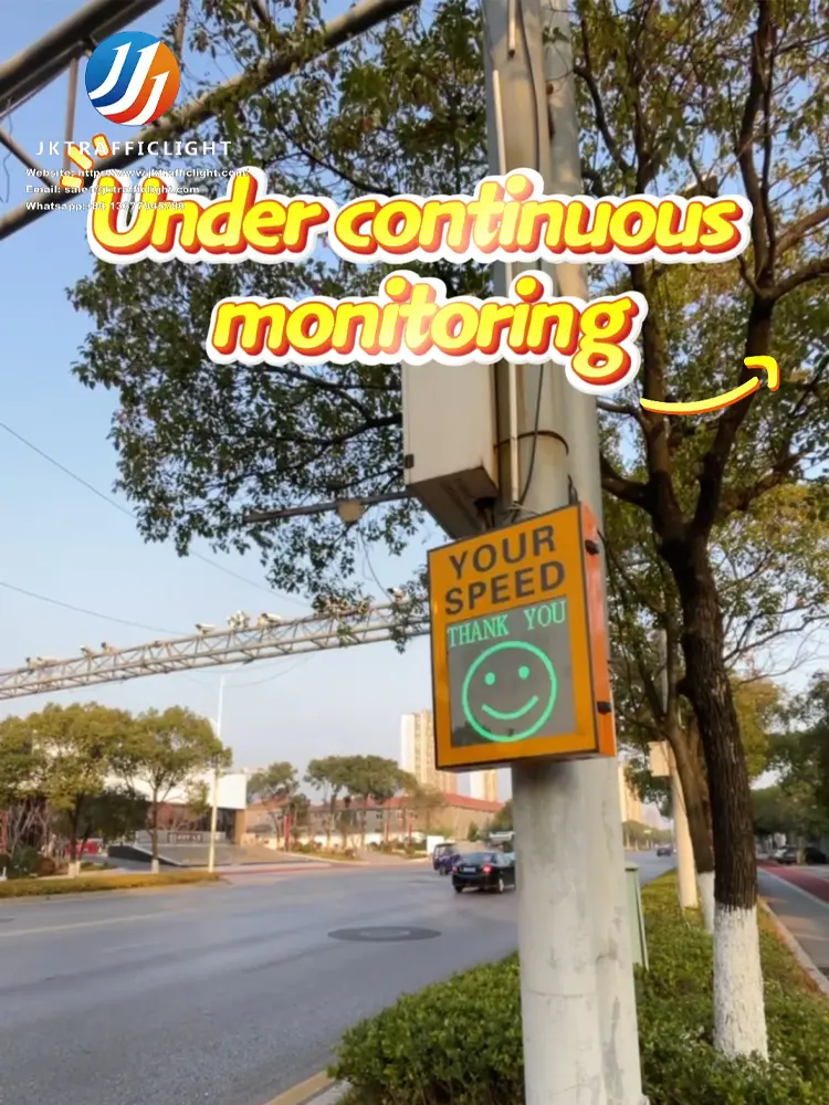Radar speed sign real road operation test week 20