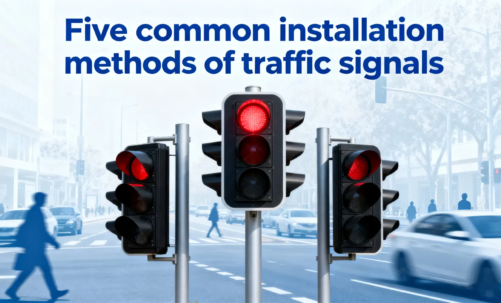 Five common installation methods of traffic signals