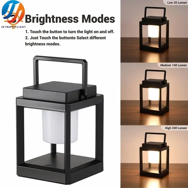 Outdoor solar tent light portable hand-held multi-functional camping light