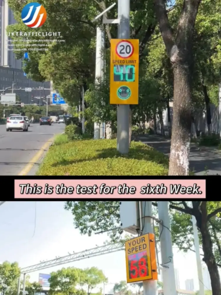 JKTRAFFICLIGHT radar speed sign testing video Week 6