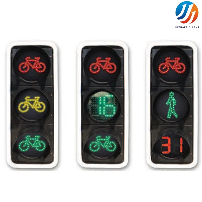 Bicycle Turn signal Light Solar Powered Non-motor Vehicle Traffic Lights with Countdown (4).jpg