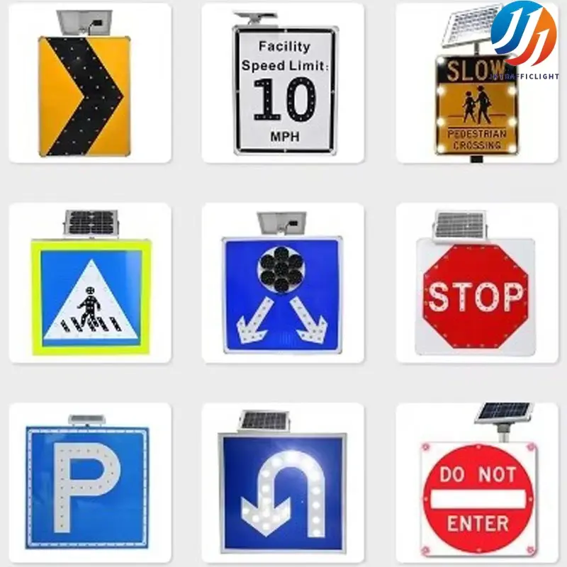 Solar Aluminum Construction Road Signs Led Flashing Warning Traffic Sign (3).jpg