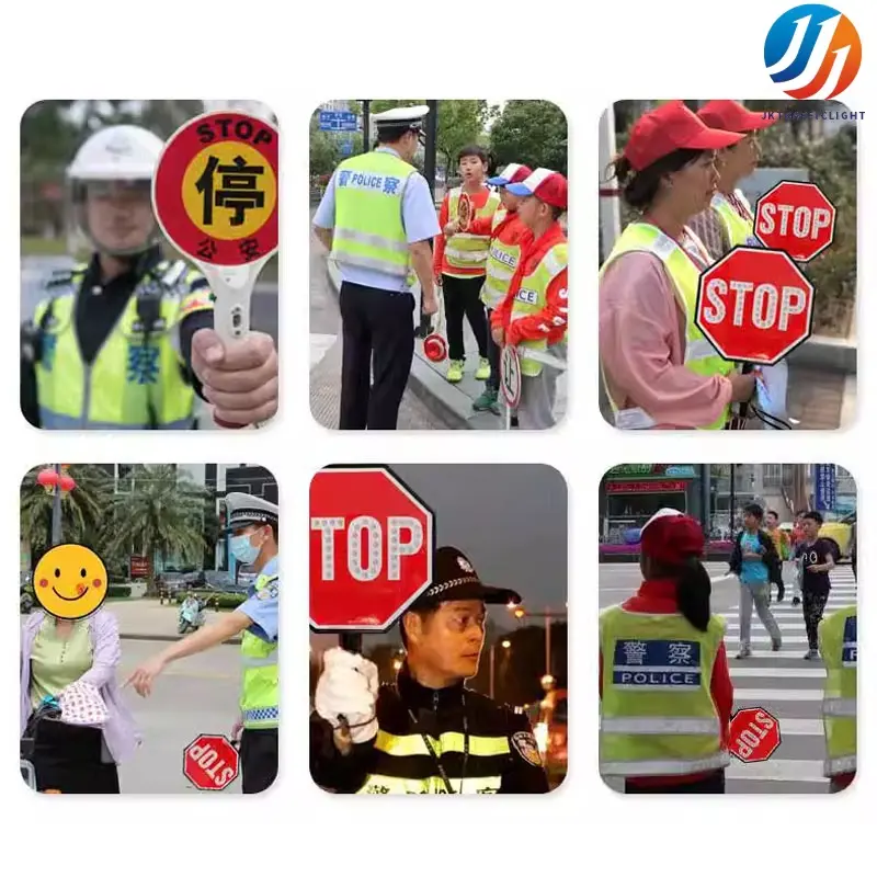 LED Traffic Road Safety Stop Slow Warning Signs Handheld Flashing Signs High Quality (4).jpg